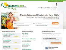 Tablet Screenshot of blumenladen.org